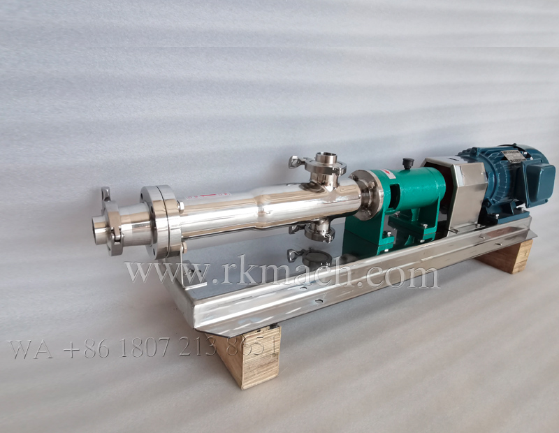 Stainless Steel Mono Pump Screw Pump for for Viscous Fluids & Slurries