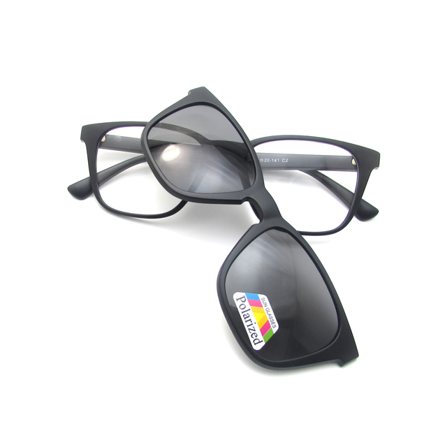 New Clip On Sunglasses Men Polarized Magnet Sunglasses Magnetic Clip Polarized Sunglasses for Men with Bag 