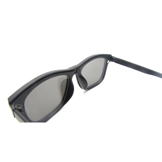 5 In 1 Men Women Swappable Magnet Magnetic Lens Clip-On Clips On Polarizedc Eye Sun Glasses Frame Eyewear Sunglasses with Bag