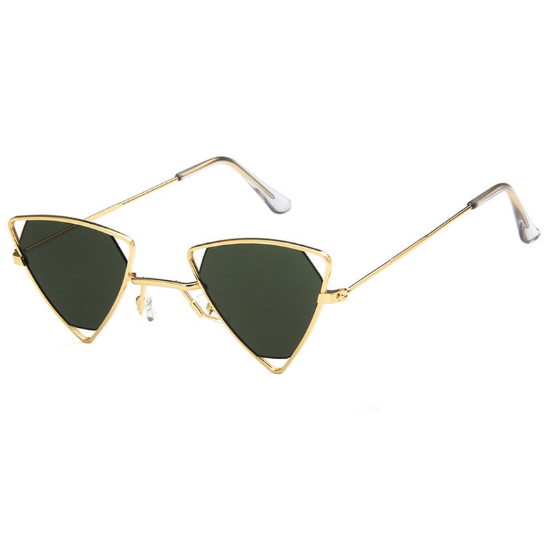 New Punk Sunglasses Vintage Glasses Men Women Triangle Modern Metal Frame Fashion Eyeglasses