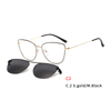 Magnetic Sunglasses Clip on for Men Women Metal Frame