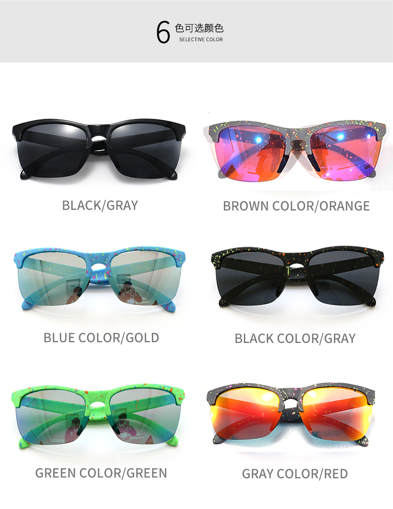 Polarized Sport Sunglasses Sun Glasses Goggles UV400 Sunglasses for Men Women Eyewear