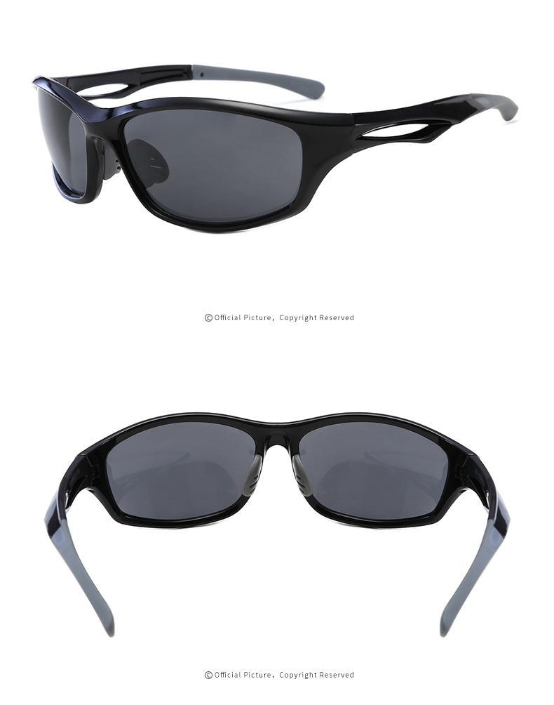 Custom Cycling Glasses Gafas Ciclismo Oversized PC UV400 Outdoor Sports Sunglasses New Design Flexible UV Protection Sun glasses