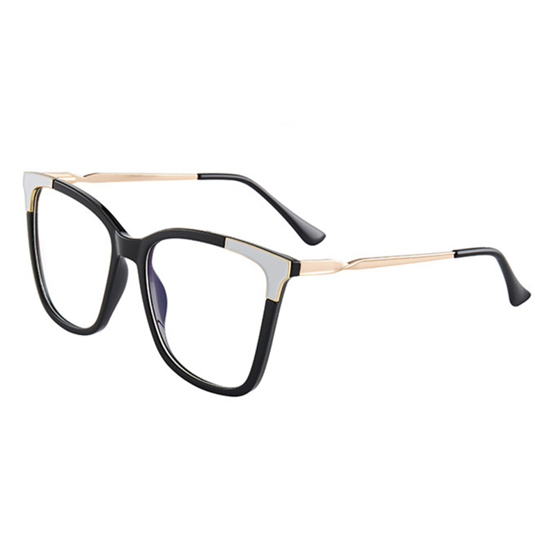 Women TR90 Fashion Computer Eyeglasses Plastic Titanium Cat Eye Anti Blue Light Optical Glasses Frames