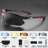 DL-0089 Polarized Sports Men Sunglasses Road Cycling Glasses Mountain Bike Bicycle Riding Protection glasses men Eyewear 5 Lens