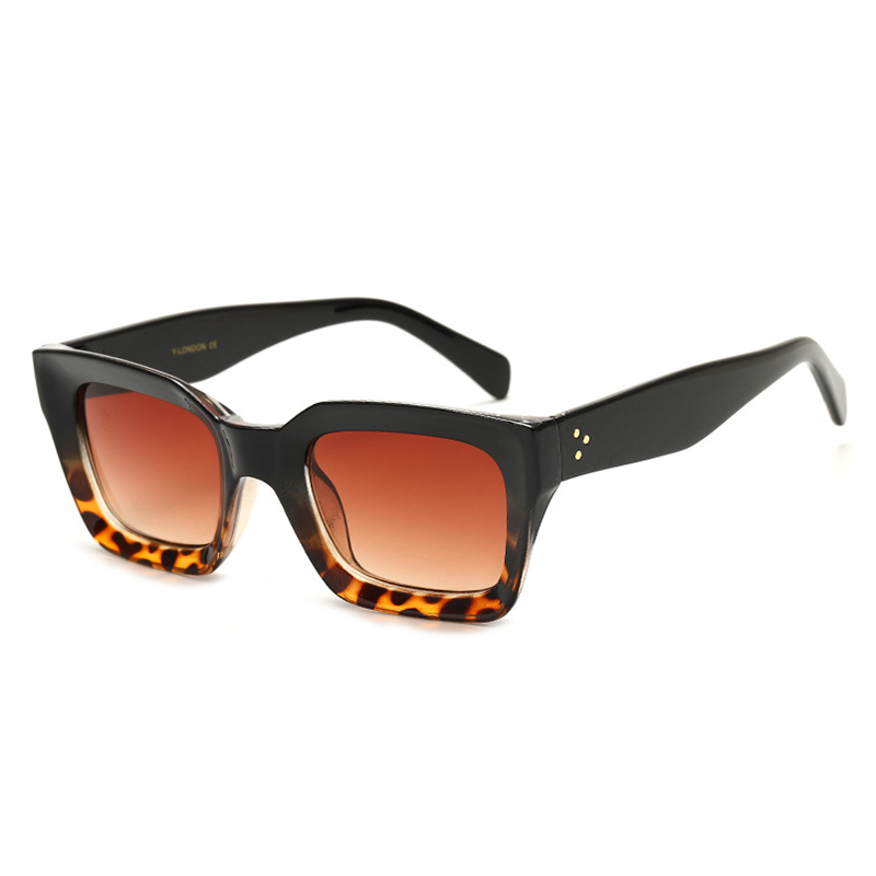 S-L Sun Glasses Rice Nail Eye Retro Eyewear New Women's Square Frame Sunglasses