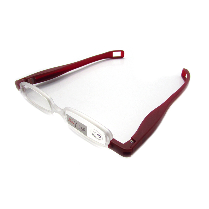 Rotating and folding portable reading glasses with box Pocket readers