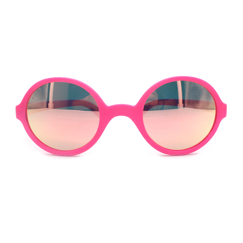 New Design Vogue Fashion Modern Kids Pink Khaki Child Eye Protect UV400 Sunglasses