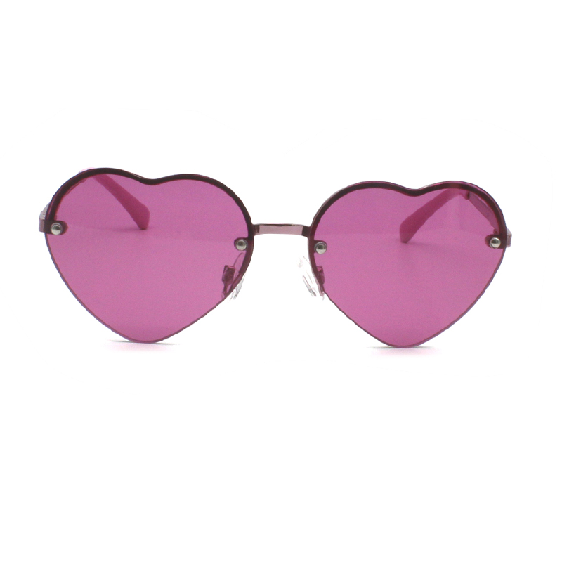 2022 New Heart Shape Vogue Boy Girl Designer Kids Eye Protect Children Polarized Sunglasses