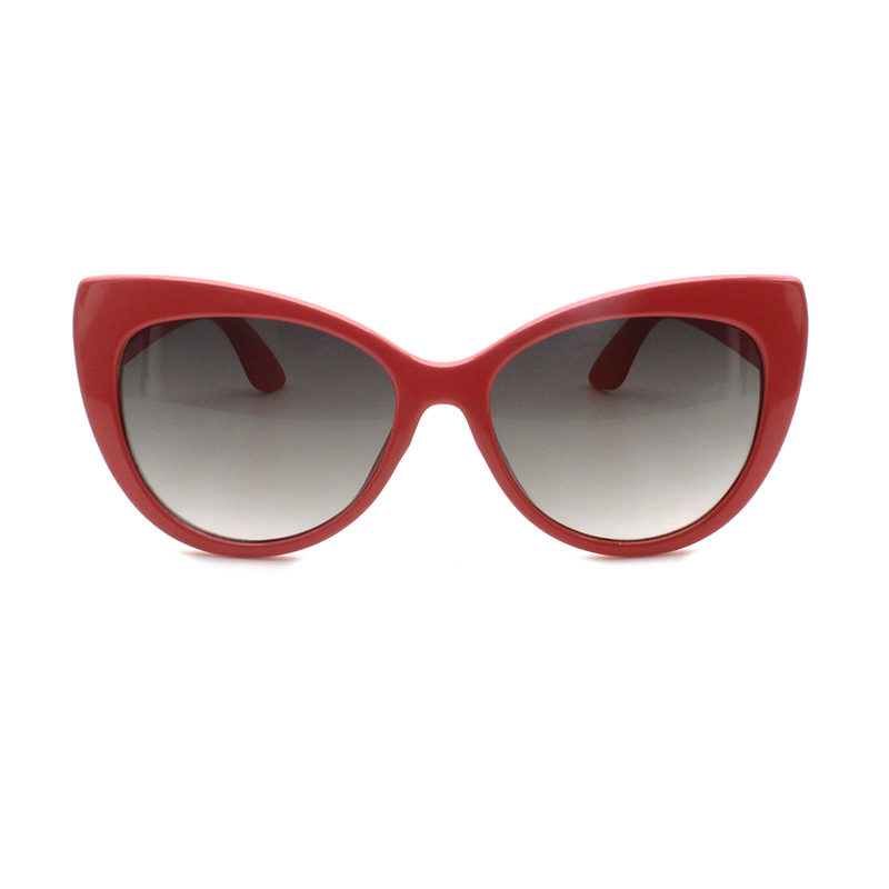 New Vogue Fashion Eye Sun Protect Child Eyewear Red Cat Eye Kids Sunglasses