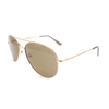 New 2022 Cool Design Men Travel Pilot UV400 Eye Protect Gold Sliver Metal Sunglasses