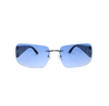 2022 New Fashion Round Classic Metal Trilateral Frame Sunglasses Unisex Retro Sun Glasses