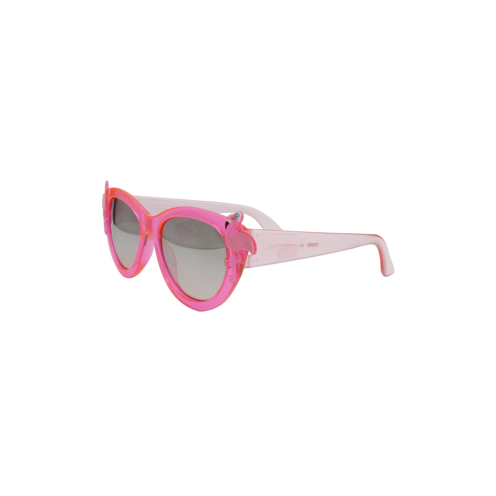 Wholesale Custom Flamingo Pattern Pink Color Hawaii Style Plastic Party Glasses Kids Sunglasses