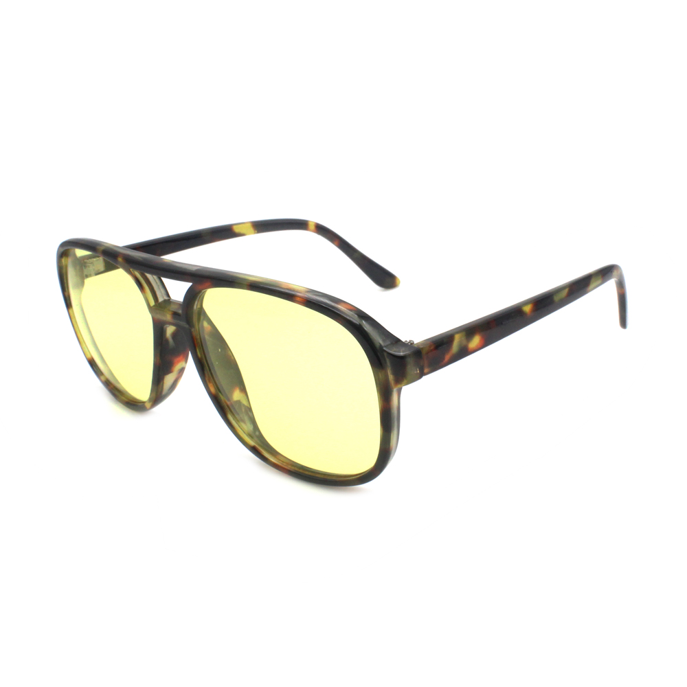 2022 Classic Aviator Pilot Style Fashion Gradient UV Protection Oversized Vintage Big Frame Shades Sunglasses