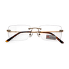 Rectangular Rimless Glasses Frames High Quality Men's Eyewear Eyeglasses Frame