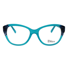 DILICN 2023 New Fashion Women's Spliced ​​Color Acetate Optical Frame Model 23663 Cat eye frame