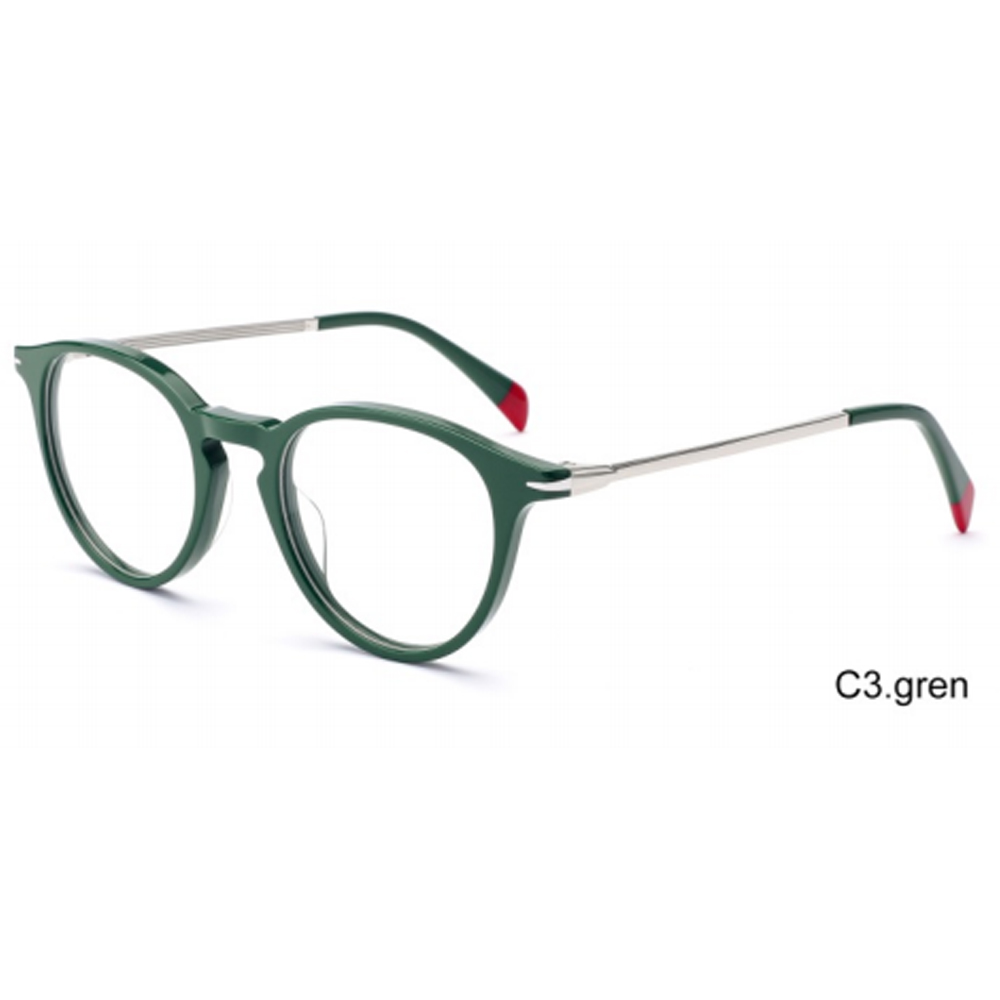 DILICN 2023 New Fashion Acetate Optical Frame Model YD1196 Round frames 