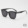 2024 New large frame square polarized UV400 TR90 men's and women's sunglasses