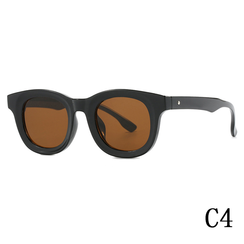 2024 New UV400 UV protection Avocado sunglasses Fresh women's sunglasses