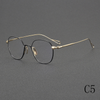 2024 new simple and stylish pure titanium women's and men's optical frames