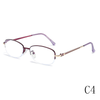 2024 summer new high-definition fashionable PC oval frame anti-blue light reading glasses