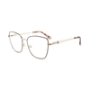 Women Optical Glasses Spectacle Trendy Eyewear Cat Eye Eyeglasses Metal Optical Frames