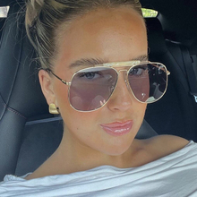 DILICN European and American Toad Mirror Women's Metal Large Frame Sunglasses 2024 New Sunglasses Ins Internet Celebrity Same Style Sunglasses