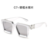 Luxury Sun glasses Designer Oversize square frame sunglasses for men women