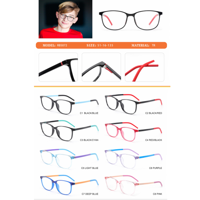 DILICN 2023 New TR children's optical frames RB5072 round frame