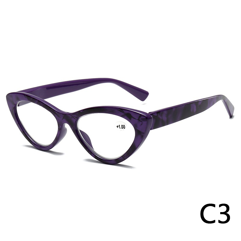 2024 New cat-eye butterfly frame PC+AC fashion reading glasses