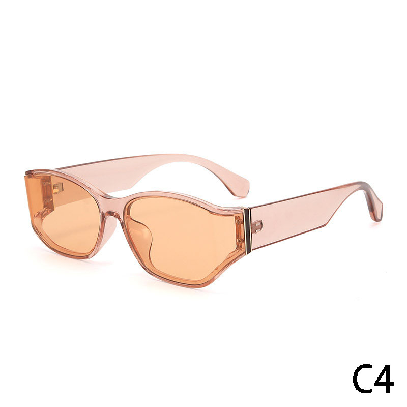 2024 Stylish High Quality Sunglasses with Curved Sides New Unisex Trending Fashion Glasses