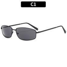 DILICN High Quality Fashion Unisex Women Sunglasses Custom Logo Metal Frame Style Rectangle Retro Sunglasses