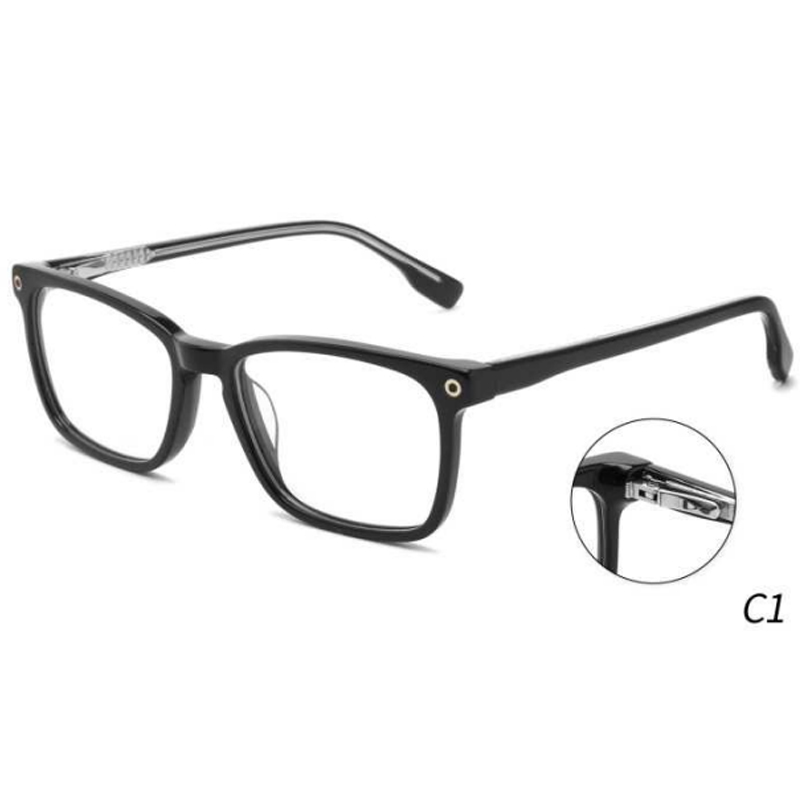 DILICN new Kids acetate fiber optical frame color Interchangeable sun lenses FG1093 fashion style rectangular frame