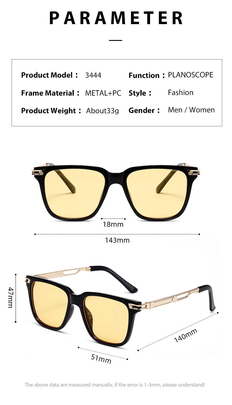 New Luxury Designer Glasses Fashion Unisex Sunshade Sunglasses Outdoor Travel UV Protection Driving Cycling Sunglasses