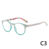 2024 New riveted oval frame HD AC reading glasses for men and women