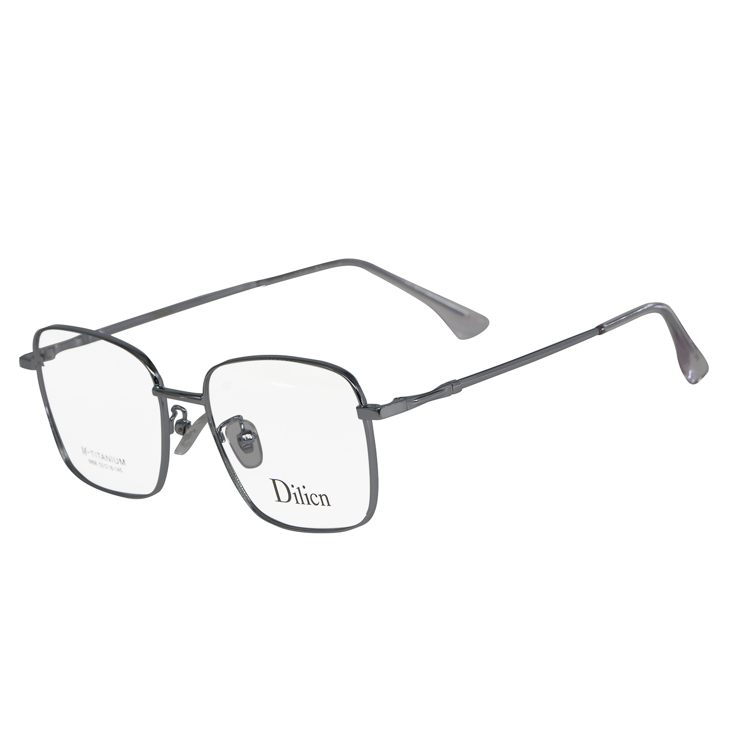 DILICN 2023 fashion style new rectangular titanium optical frames