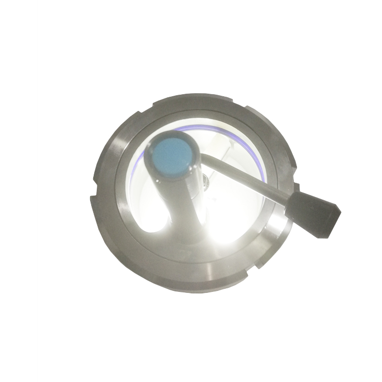 Sanitary Union Sight Glass with Light and Wiper