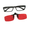 Color Blind Clip-on Glasses Color Weakness Correction Protective Round square Clip-on Glasses for Work