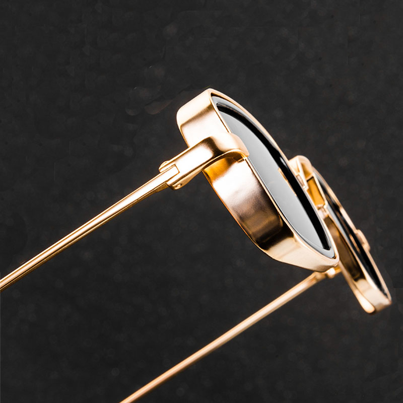 Vintage Steam Punk Sunglasses Retro Metal Square Eyewear Trendy Unisex Sun Glasses Shades