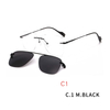 2 In 1 2020 Frameless Optical Frame Rimless Magnet Clip on Sunglasses Men Driving Detachable Lens Style Sun Glasses