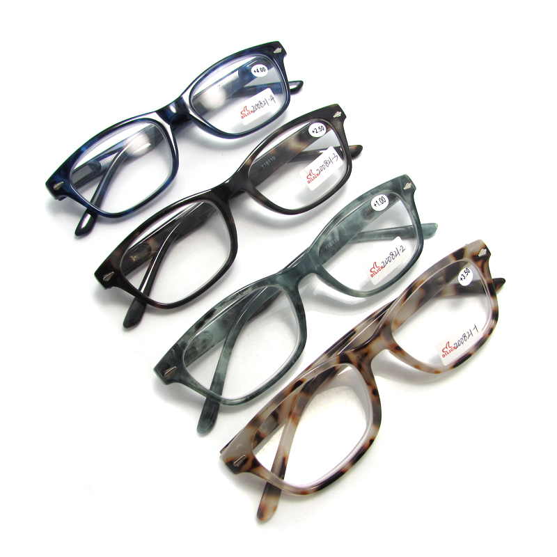 Cheap PC Material Demi Color Anti Blue Light Reading Glasses