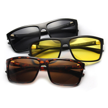 Black Square Driving Sunglasses 