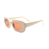 2022 Trendy Small Frame Sun Glasses Multiful Color Transparent Frame Rectangle Oval Sunglasses