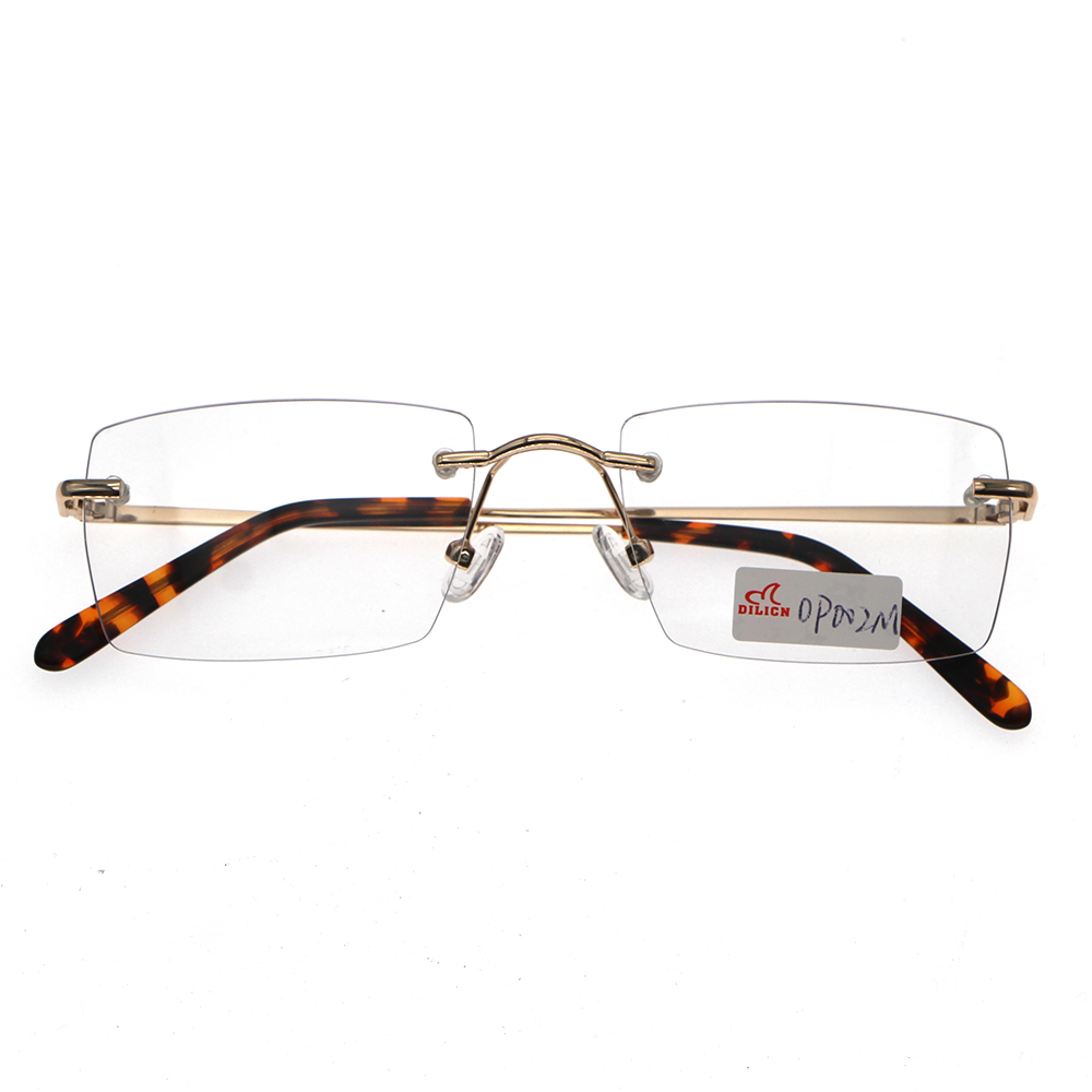 High Quality Rimless Frames Spectacles Optical Eye Glass Glasses For Men Woman