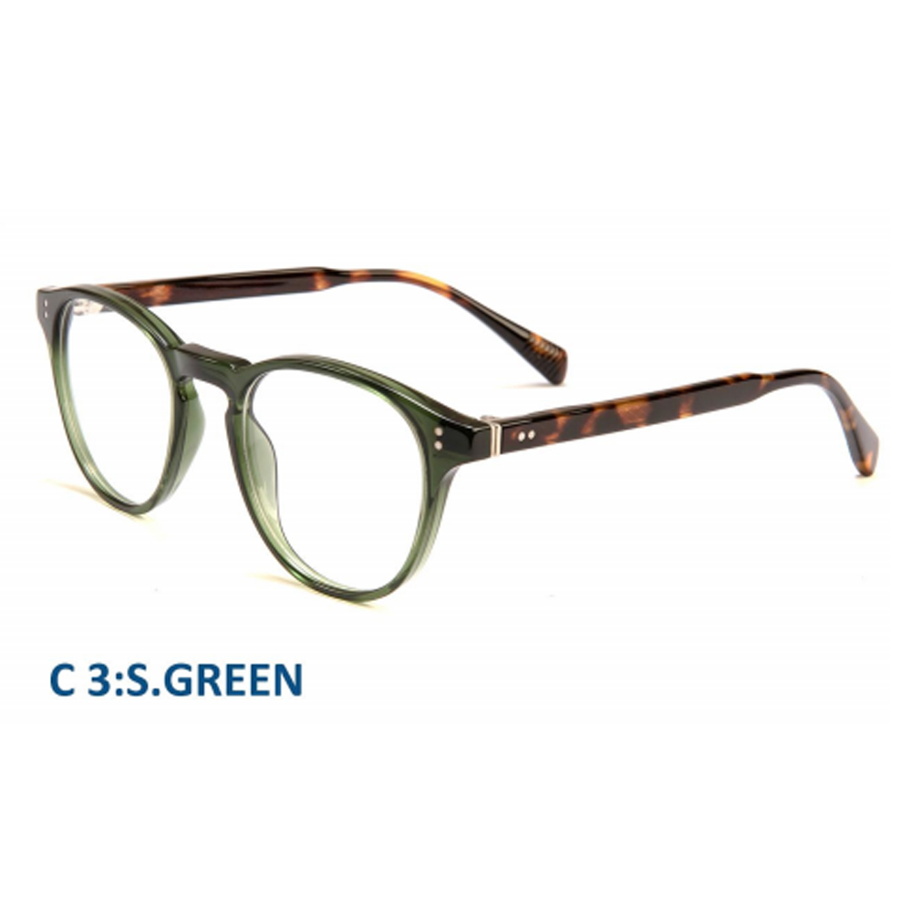 DILICN 2023 New Fashion Acetate Optical Frame Model RTA1002 Retro Style round frame 