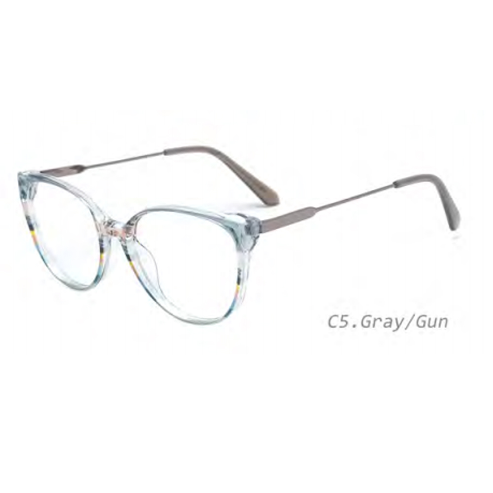 DILICN 2023 New TR90 Material Optical Frame round frame opticalframes TR90 and metal hybrid