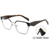 DILICN 2023 New Fashion Acetate Optical Frame Model YD1106 Irregular frames Same style as Prada