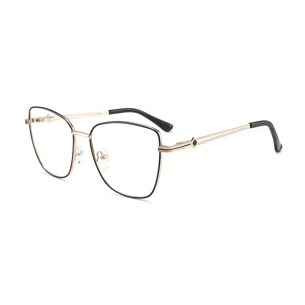 Women Optical Glasses Spectacle Trendy Eyewear Cat Eye Eyeglasses Metal Optical Frames