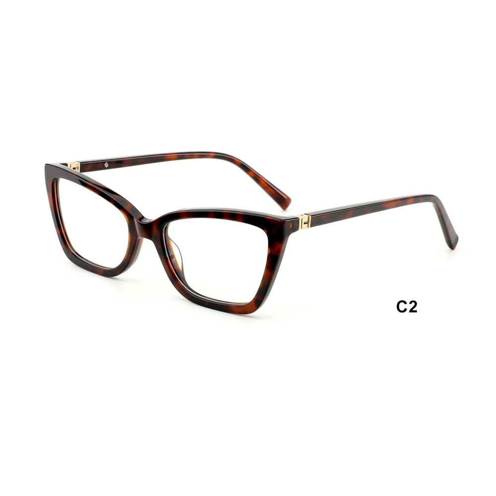 DILICN new acetate optical frame August colorful ladies cat-eye frame 360 ​​multi-hinge rotation design, hot new design