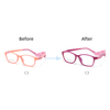 2024 New Arrival TR Silicone Spring Hinge Eyeglasses Kid Photochromic Frames Glasses